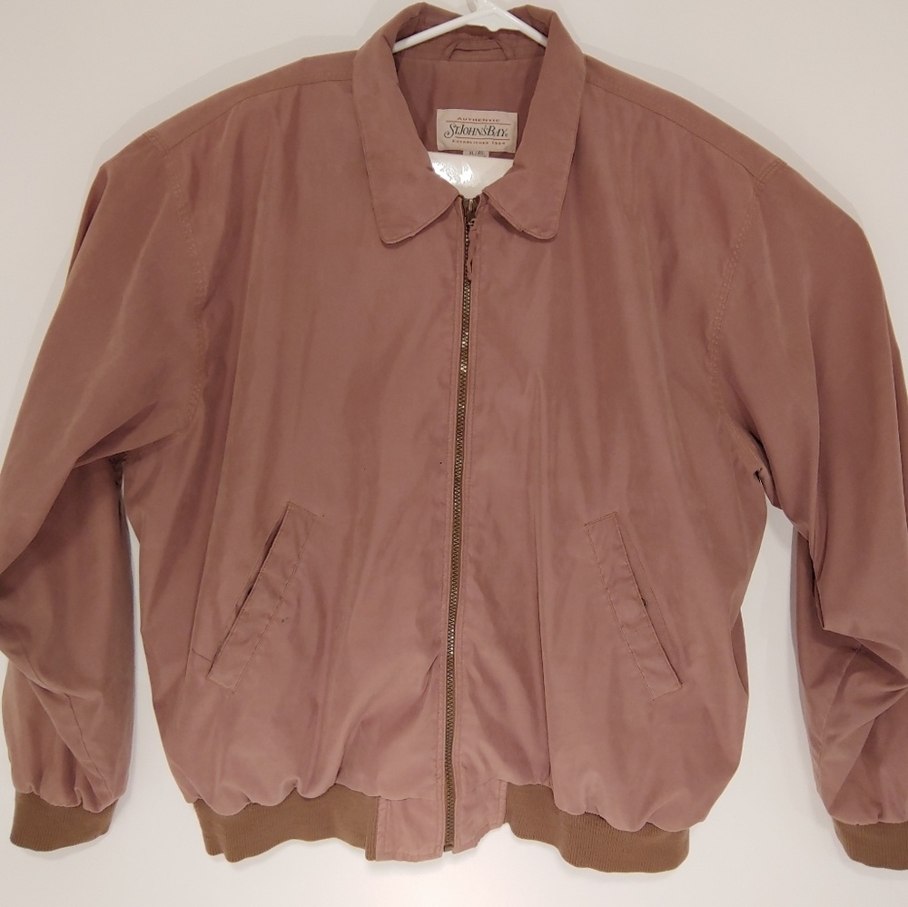 St Johns Bay Mens XL Bpmber Style Jacket